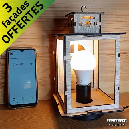 Kit lanterne n°4 Ampoule LED pilotage par Wifi