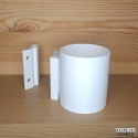 Porte boisson blanc pour flipper - avec fixation gauche déportée