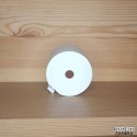 Porte boisson blanc pour flipper - vue du fond