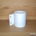 Porte boisson blanc pour flipper - avec fixation droite montée