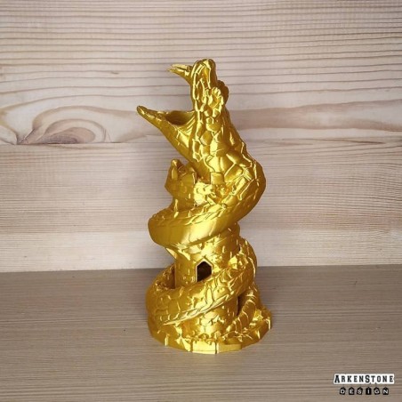 Tour à dés - Le Basilic - or