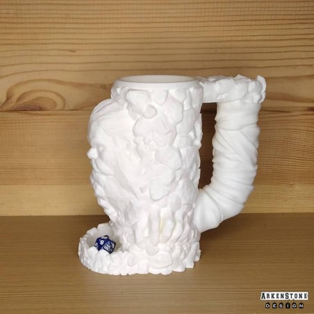 Tour à dés - Barbe de pierre - Blanc