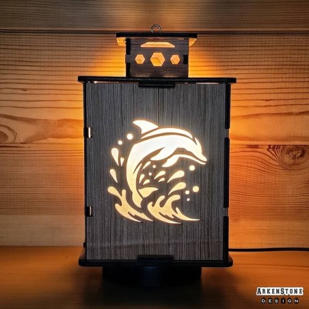 Façade - Mer - Dauphin stylisée