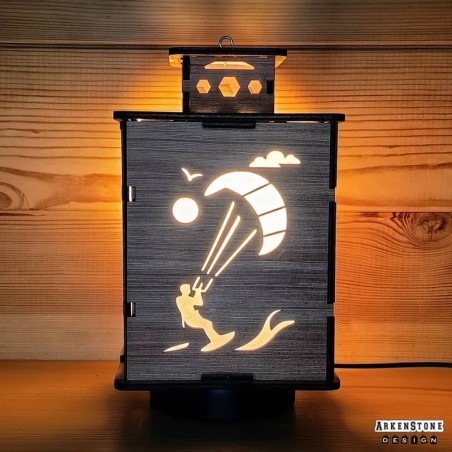 Façade - Mer - Kyte surfeur