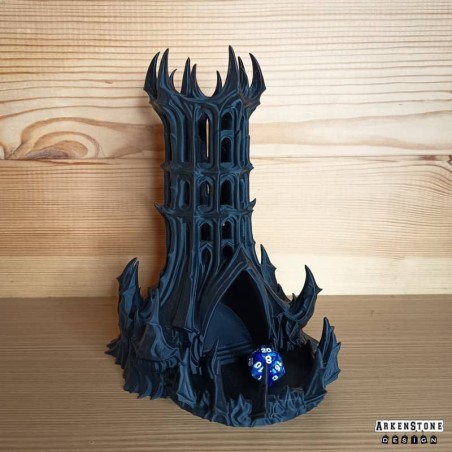 Tour à dés - Citadelle d'Obsidienne - Noir