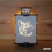 Lanterne Façade Tête de chat