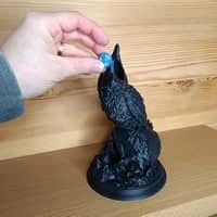 Tour à dés Corbeau crane Tour à dés Corbeau crane